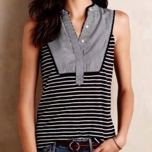 Anthropologie Striped Top sz Small